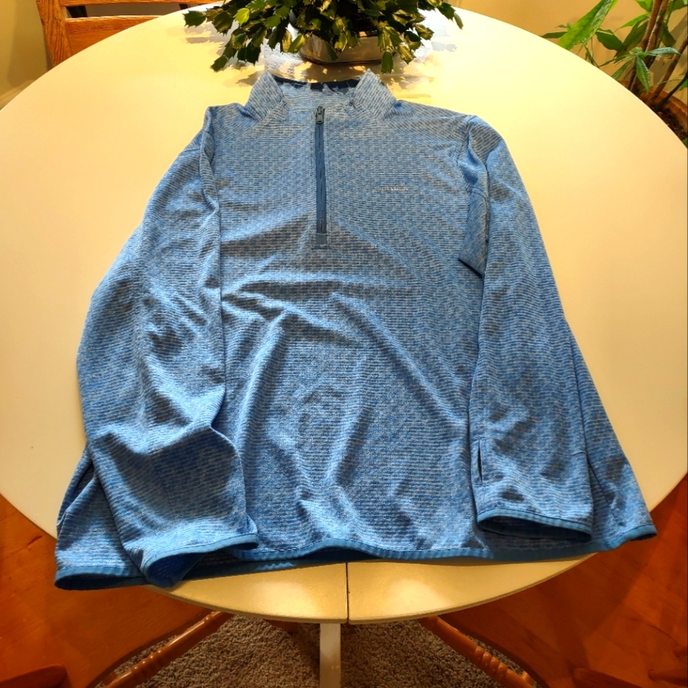 Blue Quarter-Zip Pullover